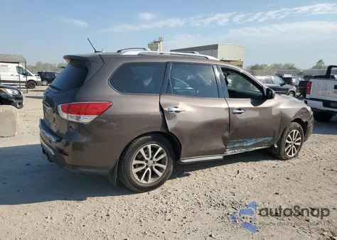 2015 Nissan Pathfinder S z USA, uszkodzony, nr VIN 5N1AR2MM0FC658083